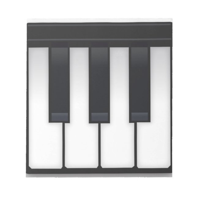 Piano Emoji Anteckningsblock (Framsida)