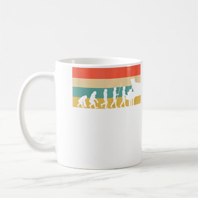 Piano Evolution Flygelpianist Pianospelare K Kaffemugg (Vänster)