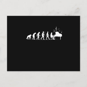 Piano Evolution Helg Vykort