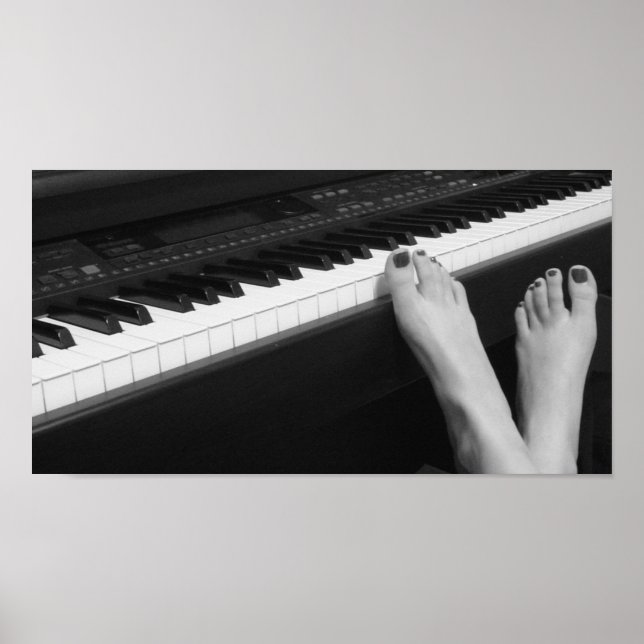 Piano & Feet Poster (Framsidan)