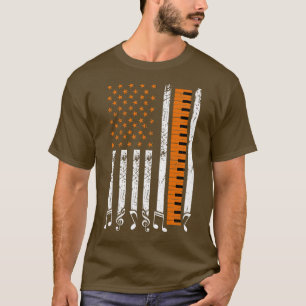 Piano Flagga Musician Pianist Music Teacher T Shirt