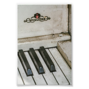 Piano för vintageWulitzer elkraft Fototryck