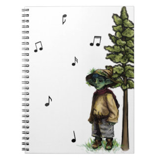 Piano Forest notebook - Grass Goblin Anteckningsbok