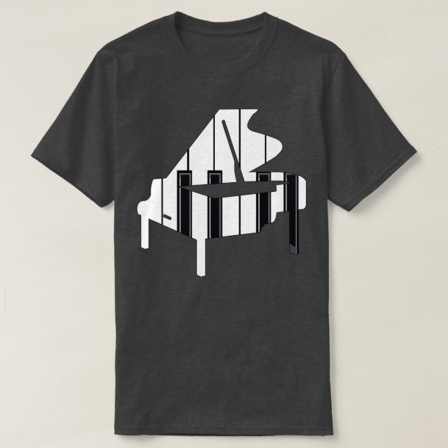 Piano Gift Idea 1 T Shirt (Design framsida)