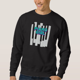 Piano Girl 2 Lång Ärmad Tröja