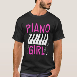 Piano Girl Pianist Music Keyboardist Musician ut T Shirt