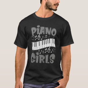 Piano Girl Pianist Music Keyboardist Musician ut T Shirt