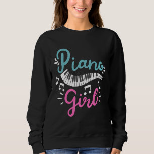 Piano Girl Pianist Piano Player Tangentbord T Shirt