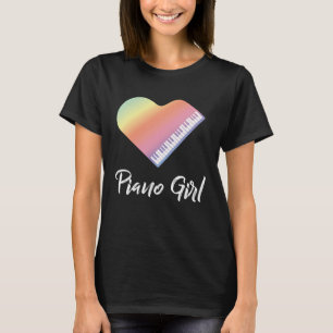 Piano Girl Piano Pianist Classic Music Jazz T Shirt