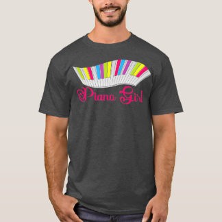Piano Girl Piano Player Musical Pianist Tangentbor T Shirt