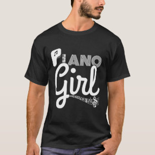 Piano Girl presentant Piano Player Pianist Piano M T Shirt