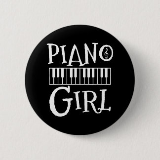 Piano Girl Tangentbord Music Teacher Knapp