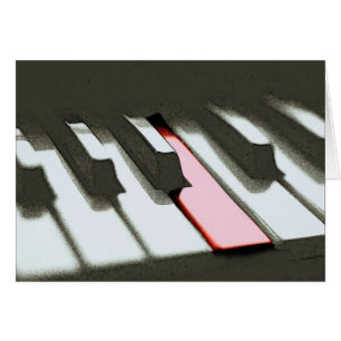 Piano Hälsningskort
