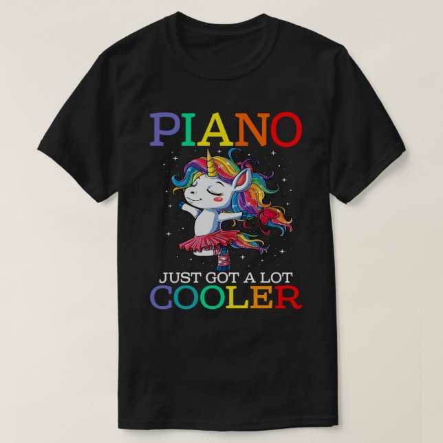 PIANO Har A Lot Cooler Kindergarten Team T Sh T Shirt (Design framsida)