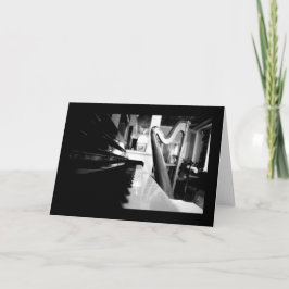 Piano & Harp [gratulationskort] Kort