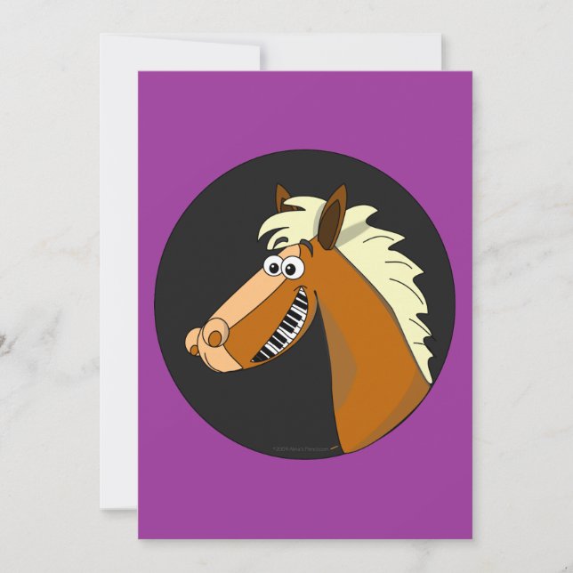 Piano Horse Cards (Framsida)