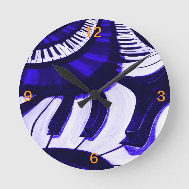 Piano Hwy Rund Klocka (Framsida)