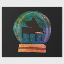 Piano i Snö Globe