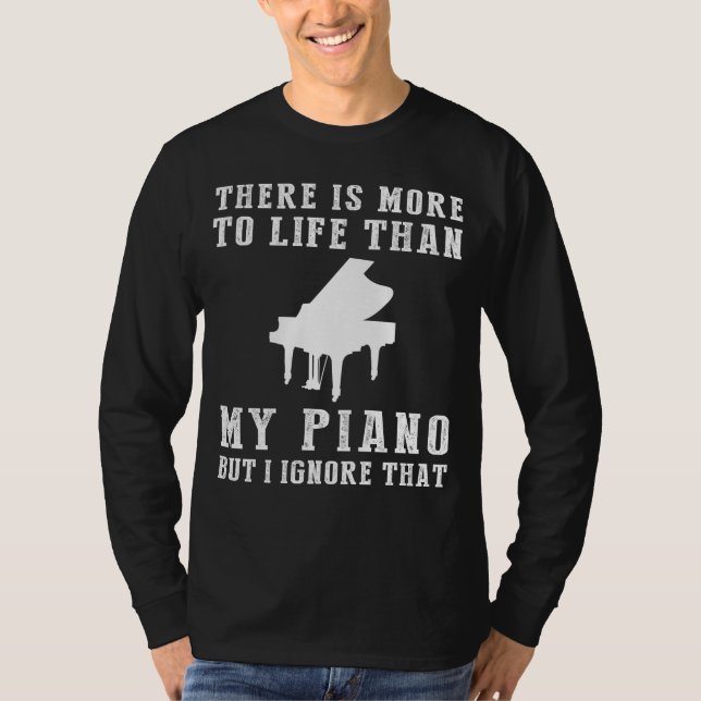 Piano Ignorance T-Shirt (Framsida)