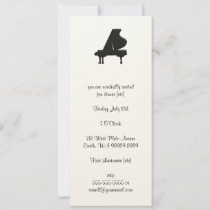 Piano Inbjudningar