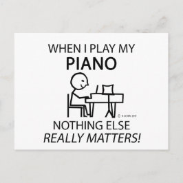 Piano Ingenting annat Vykort