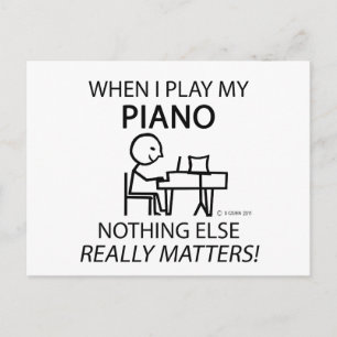 Piano Ingenting annat Vykort