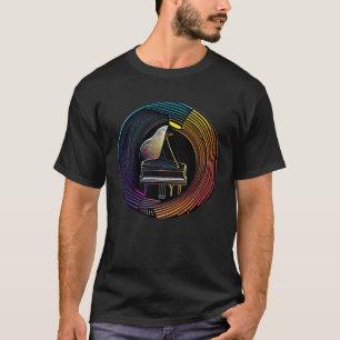 Piano Instrument för Pianist Musician Tangentbord  T Shirt
