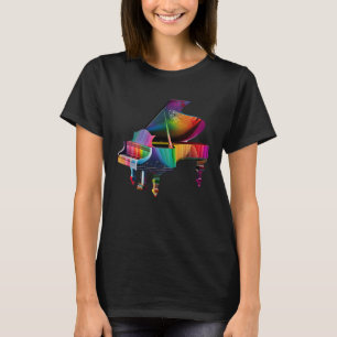 Piano Instrument för Pianist Musician Tangentbord T Shirt