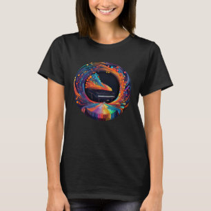 Piano Instrument för Pianist Musician Tangentbord T Shirt
