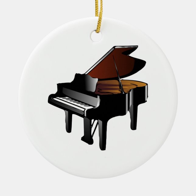 Piano Julgransprydnad Keramik (Framsidan)