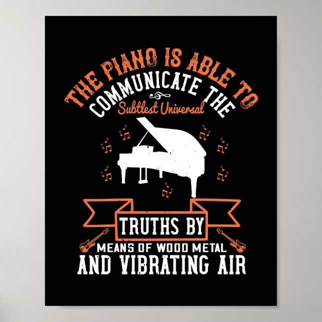 Piano kan kommunicera poster (Framsidan)