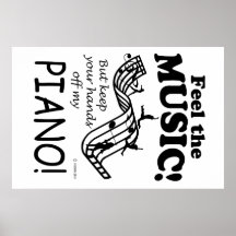 Piano känner musiken