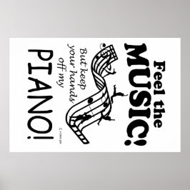 Piano känner musiken poster