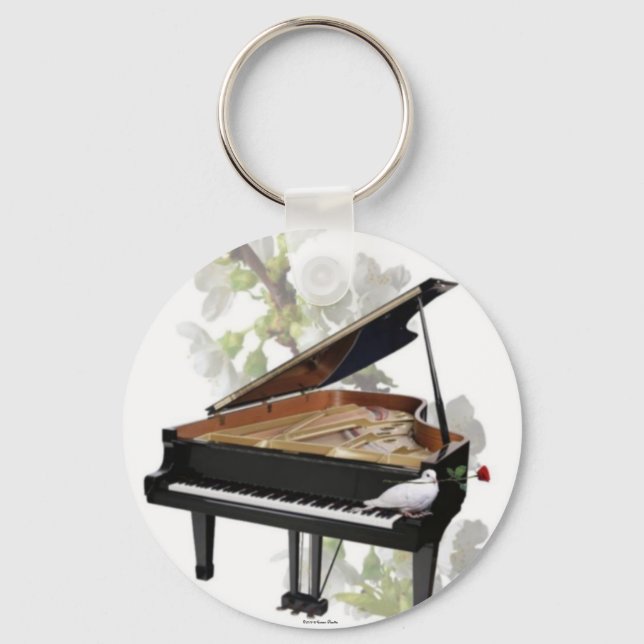 Piano Keychain Nyckelring (Framsida)
