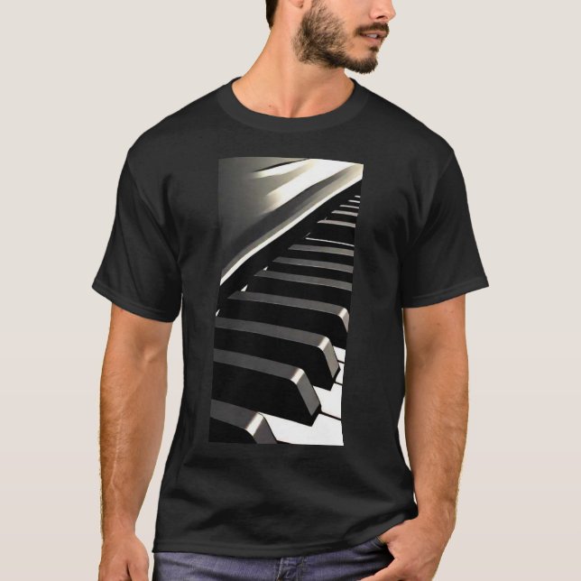 PIANO KEYS  T SHIRT (Framsida)