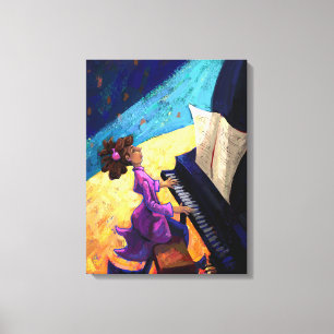 Piano-konsert Canvastryck