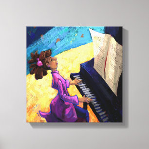Piano-konsert Canvastryck