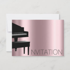 Piano-konsert Formal Minimalism Vip Black Rosa Inbjudningar