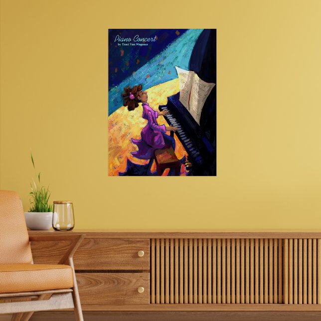Piano-konsert Poster (Vardagsrum 2)