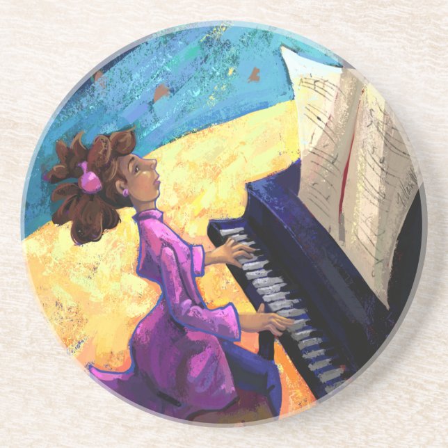 Piano-konsert Underlägg Sandsten (Framsidan)