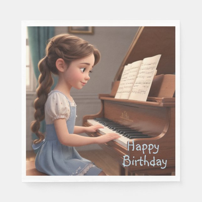 Piano Lesson Pappersservett (Framsidan)