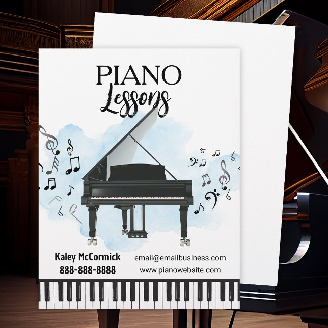 Piano Lessons Music Flyer (Skapare uppladdad)