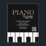 Piano Lessons Vuxen Children Business Flyers<br><div class="desc">Piano Lesson Flyers for Promotional Events</div>