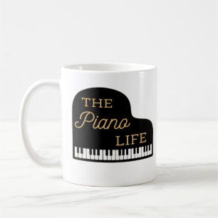Piano Life Grand Piano Kaffemugg