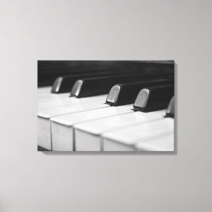 Piano-makrostängning Canvastryck