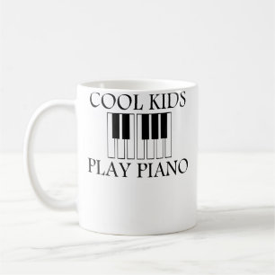 Piano Män Kvinnor Och Barn Stilar Kaffemugg