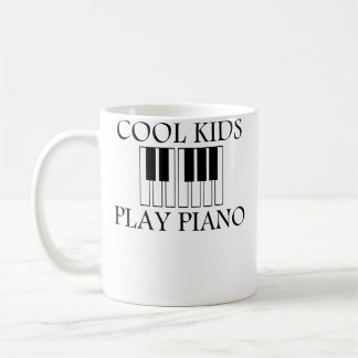 Piano Män Kvinnor Och Barn Stilar Kaffemugg