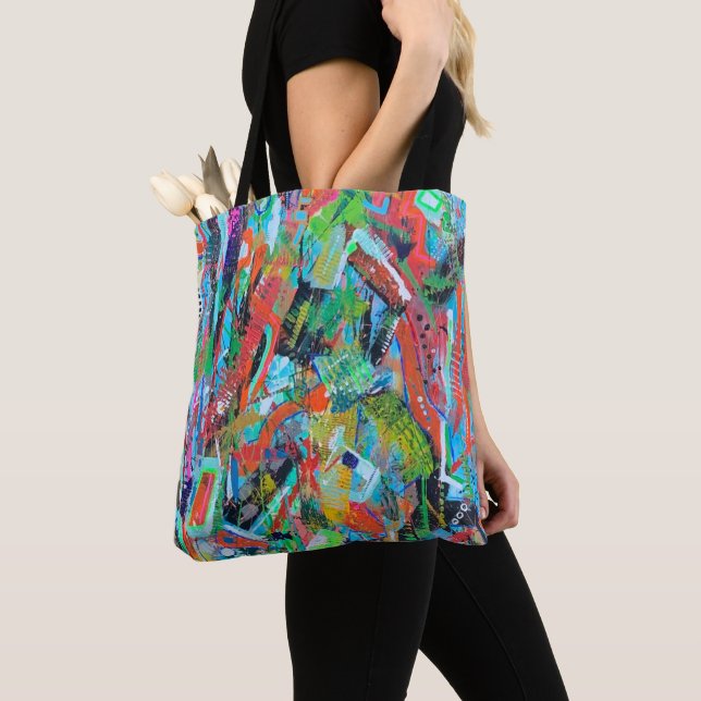 Piano Man Tote Bag Tygkasse (Närbild)