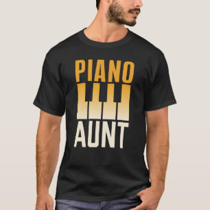 Piano Moster Pianist Spelare Musiker Instrument T Shirt
