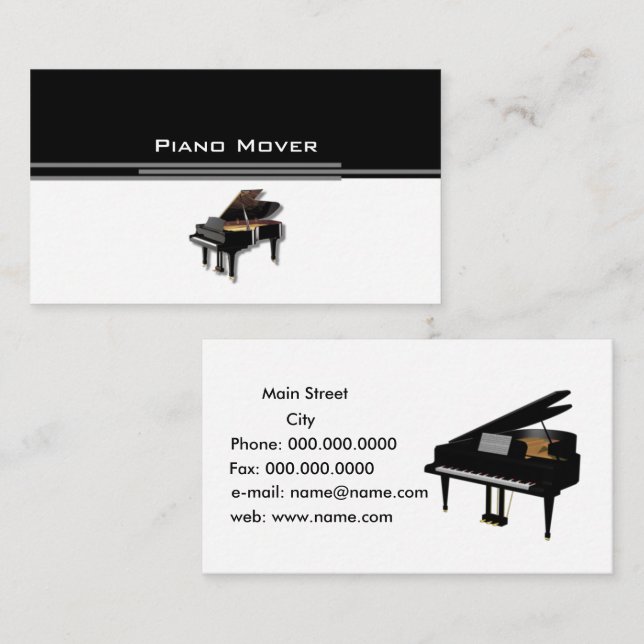 piano_mover visitkort (Fram/baksida)